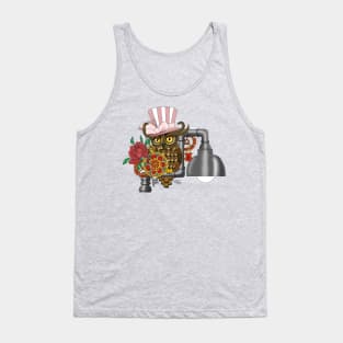 Mrs. Steampunk Owl Tank Top